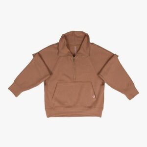 Simply Southern Women's Tan Zip-Up Top